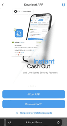Truy cập trang tải app 8xbet chính thức sau khi quét mã QR